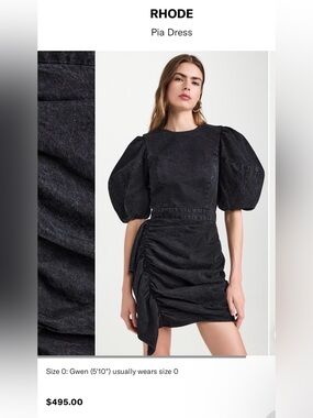 RHODE
Pia Dress  size 0
